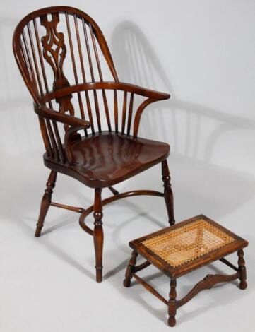 A modern high back Windsor chair