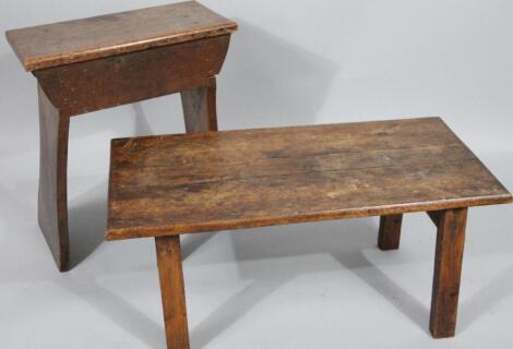 A late 19th/early 20thC rustic stool