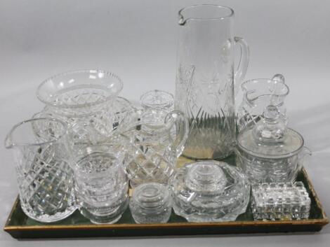 Various 19thC and other glassware