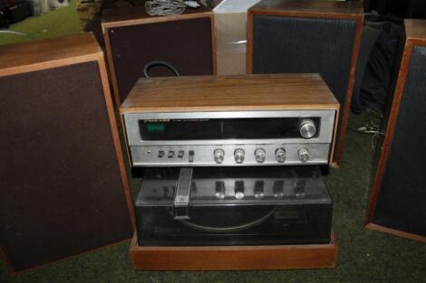 Various vintage and retro audio equipment