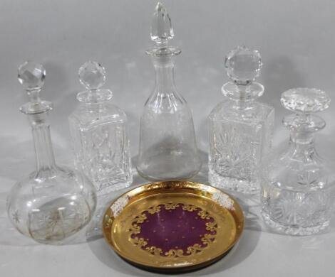 Various decanters