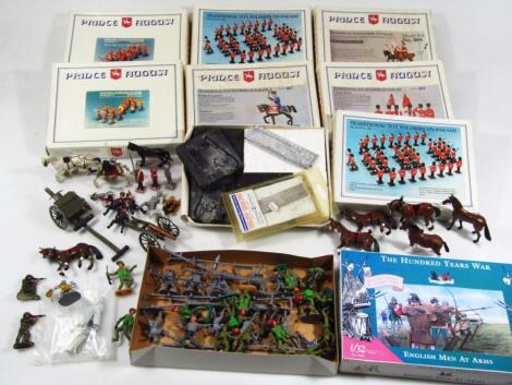 Various 130 2 scale plastic soldiers