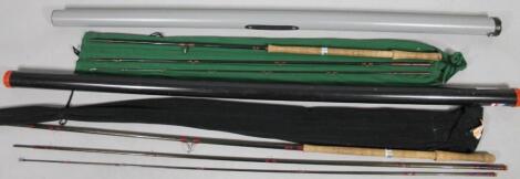 A modern 16ft carbon fishing rod