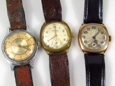 An early 20thC gentleman's wristwatch