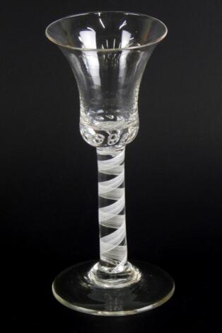 An 18thC wine glass