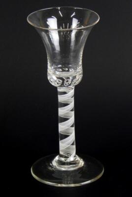 An 18thC wine glass