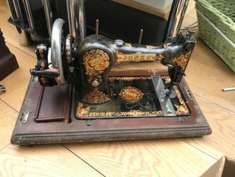 A Jones sewing machine