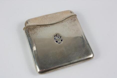 An early 20thC Austro-Hungarian Imperial cigarette case by Schuch and G Edlauer