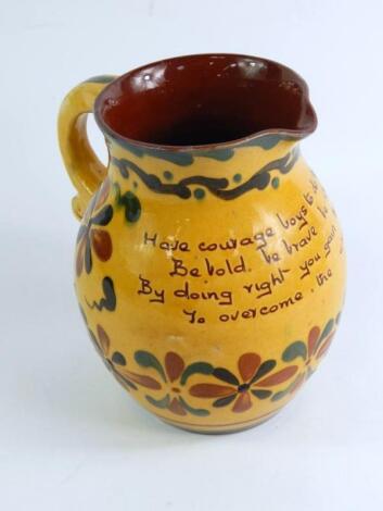 An Aller Vale Great War motto ware water jug