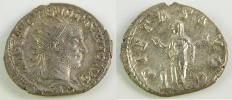 Antoninianus Obv: IMPCAECVIBVOLVSIANOAVG - Radiate