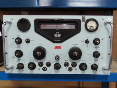 A Racal Communications ham radio receiver.