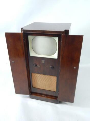 A Bush walnut cased cabinet television