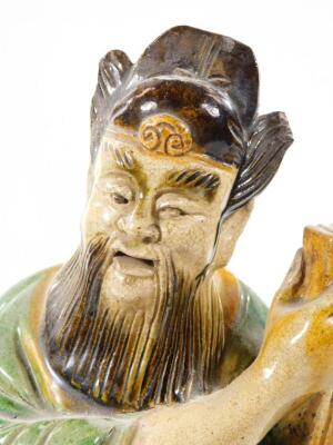 A Chinese T'ang style terracotta pottery figure - 6