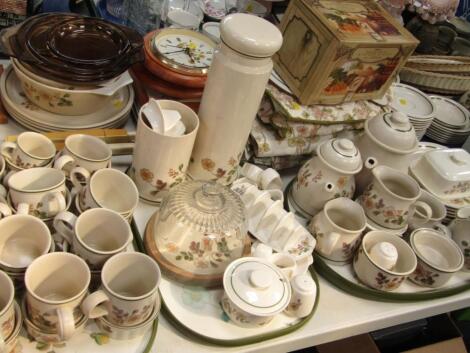 An extensive St Michael Pottery tea and coffee service