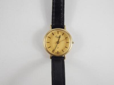 An Everite lady's 9ct gold circular cased wristwatch