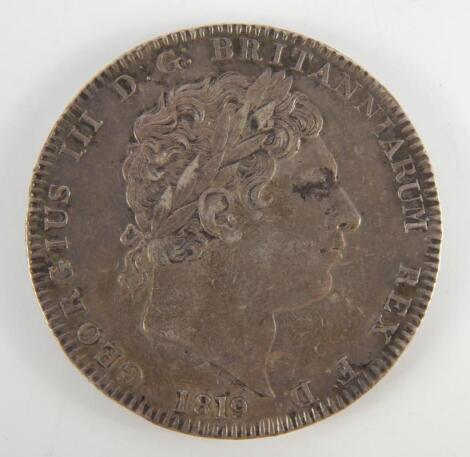 A George III crown 1819