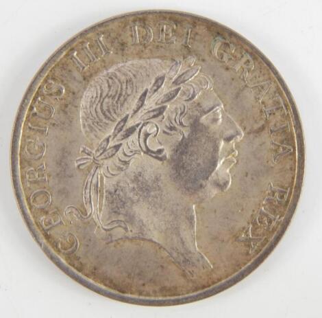 A George III bank token three shillings 1812.