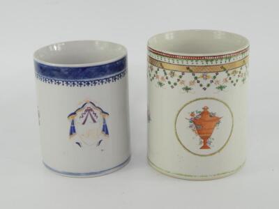 A Qing Dynasty early 19thC export porcelain tankard - 2