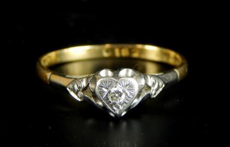 A diamond set dress ring