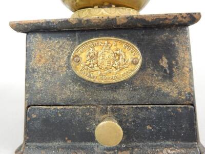 A mid 19thC Kendrick & Sons of London coffee grinder - 2