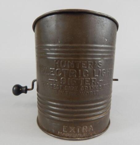 An American Hunters Electric Light flour sifter