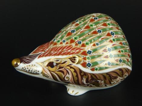 A Royal Crown Derby Ashbourne hedgehog