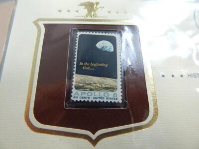 An album containing historic stamps of America - 3