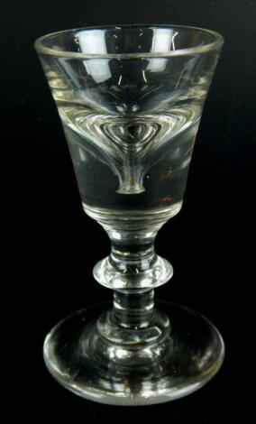 An early 19thC toasting glass