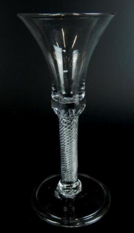 An 18thC wine glass