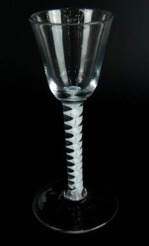 An 18thC wine glass