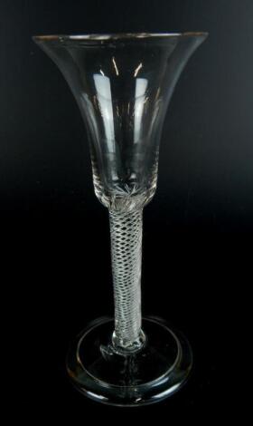 An 18thC wine glass