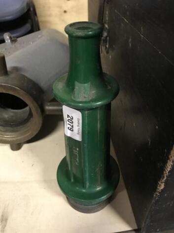 A Plalite green fire nozzle