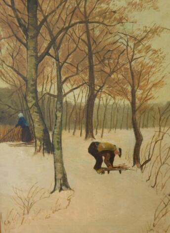 Welker (19th/20thC). Collecting firewood