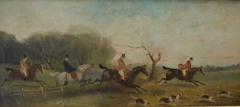 Phillip Henry Rideout (1860-1920). Hunting scene - near the fence