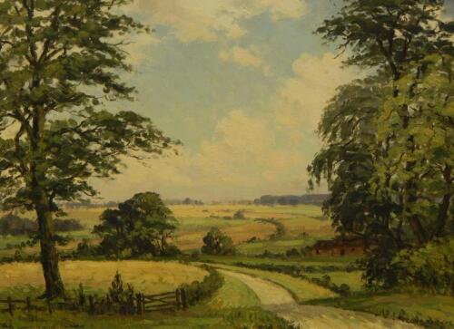 Clive Richard Browne (1901-1991). Lincolnshire landscape