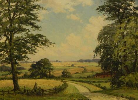 Clive Richard Browne (1901-1991). Lincolnshire landscape