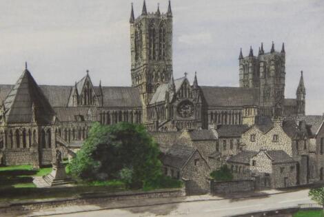 Dennis Wooddin (20thC). Lincoln Cathedral