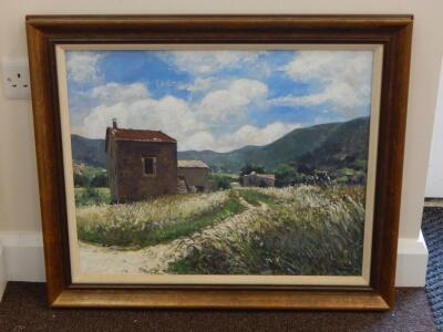 Erincio Huertas (20thC). Landscape Luberon - 2