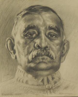 Alfred Egerton Cooper (1883-1974). Mr D S Senanayake - the late Prime Minster of Ceylon