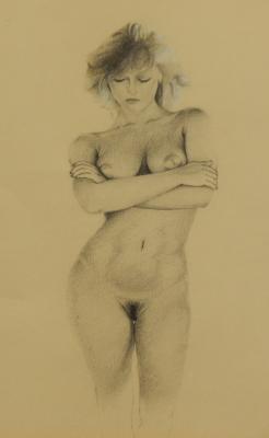 Andre Vandenbergh (20thC). Nude study