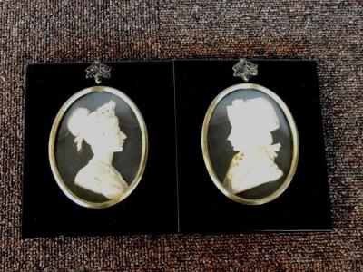 Portrait miniature. Lord Nelson and Lady Hamilton - 3