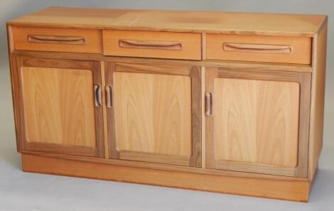 A Retro style G plan teak sideboard