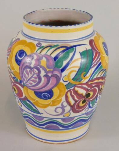 A Carter Stabler & Adams Poole pottery vase