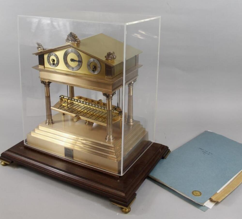 A Thwaites & Reed limited edition rolling ball Congreve clock