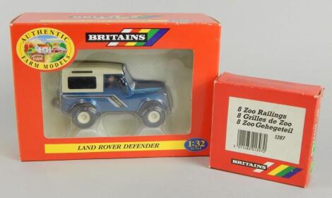 A Britains 1:32 scale model Landrover Defender