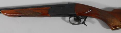 A Russian 12 bore single barrel shotgun