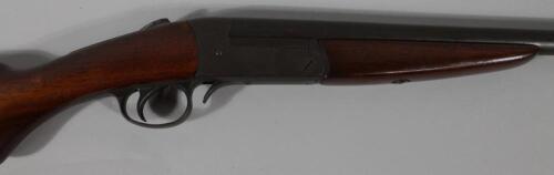 An Unknown 12 bore single barrel shotgun