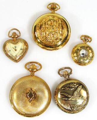 A cased collection of modern pocket watches - 4