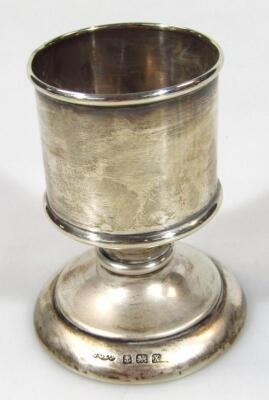 A Victorian silver conical pepper sifter - 8