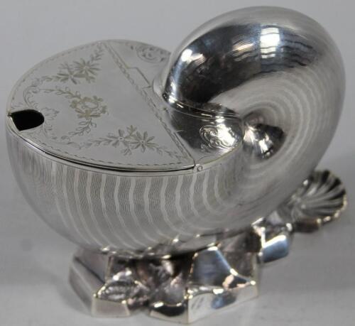 A 20thC silver plated spoon warmer